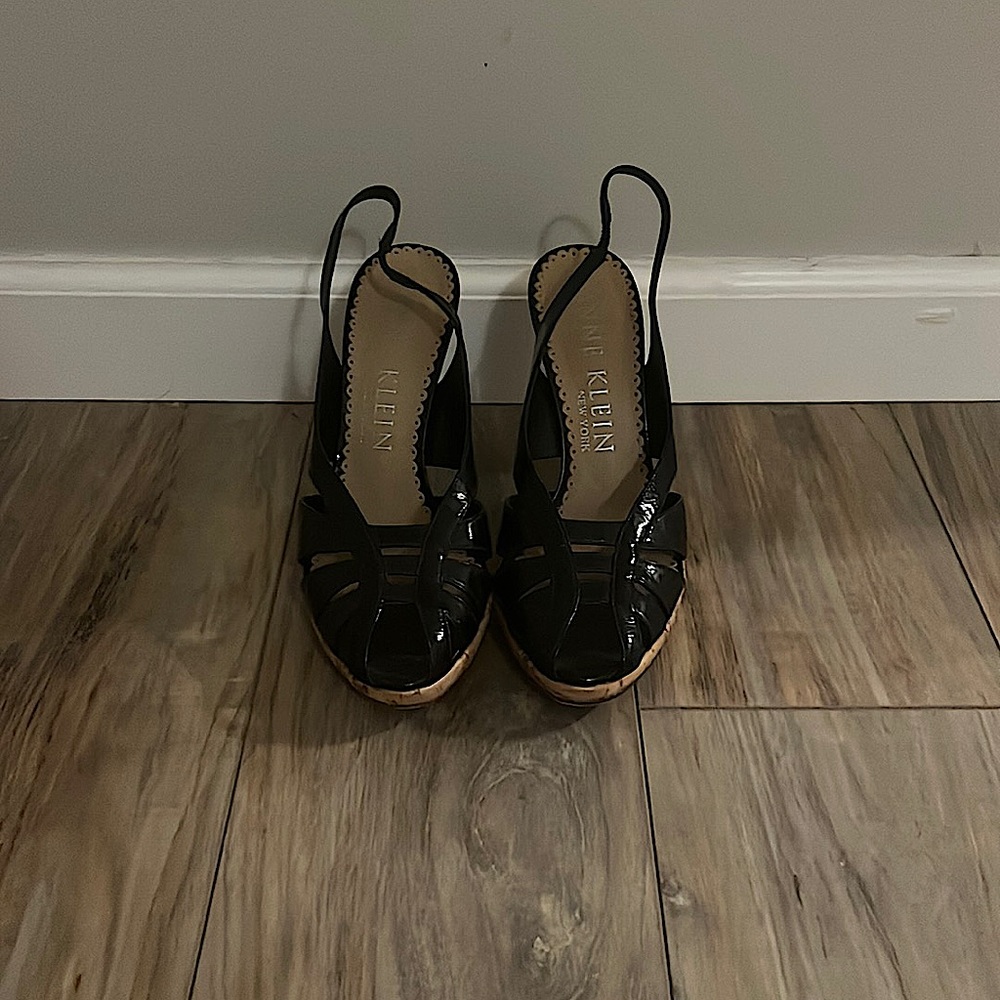 All Leather Anne Klein Heels